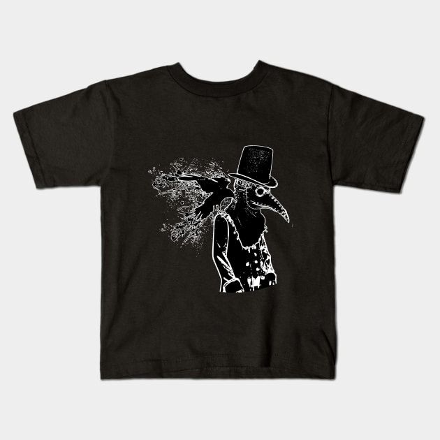 Black Plague Kids T-Shirt by MysticMoonVibes